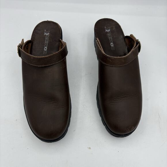 Romika‎ Mule Clogs Womens Size US 10.5 EU 42 Brown Adj Rotate Strap Platform - Picture 5 of 11